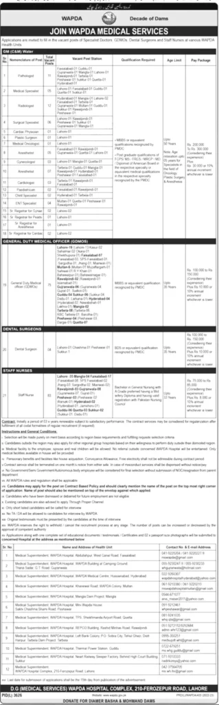 WAPDA Jobs 2023