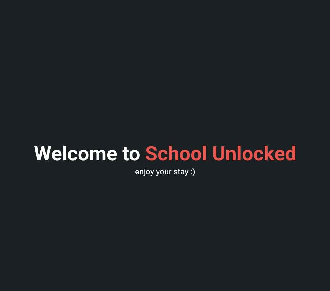 School unlocked of pages